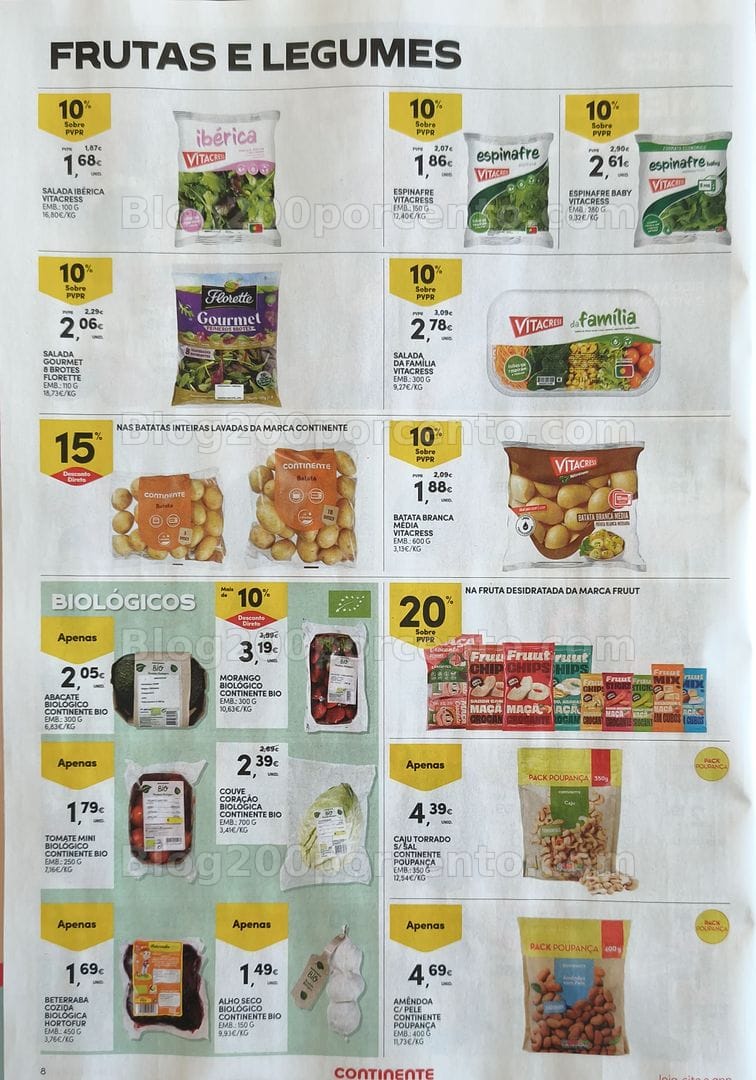 Antevisão Folheto CONTINENTE Promoções de 7 a 13 julho